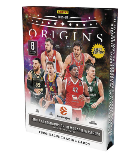 2025/26 Panini Origins EuroLeague Basketball Hobby Box