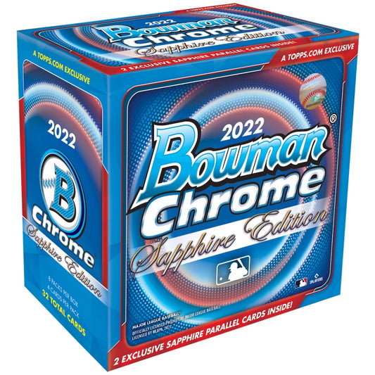 2022 Topps Bowman Chrome Sapphire Edition Baseball Hobby Box
