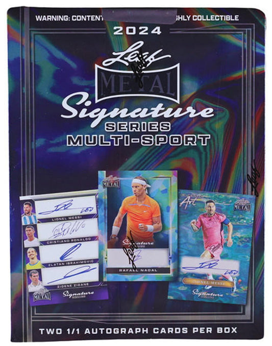 2024 Leaf Metal Signature Series Multi Sport Hobby Box