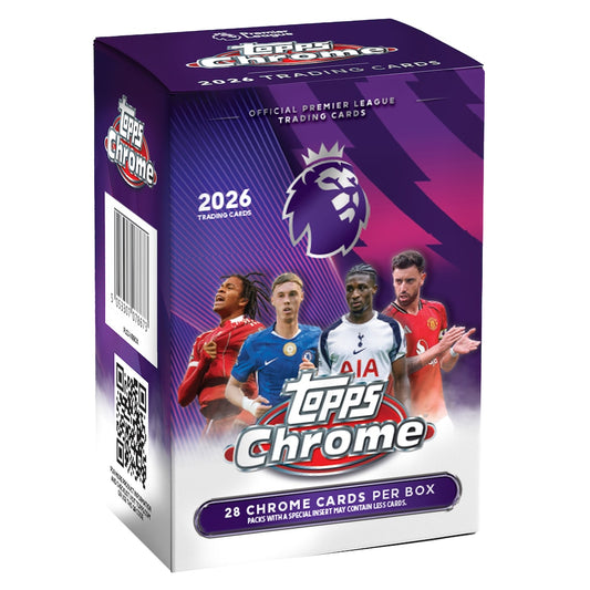 2026 Topps Chrome Premier League Soccer Blaster
