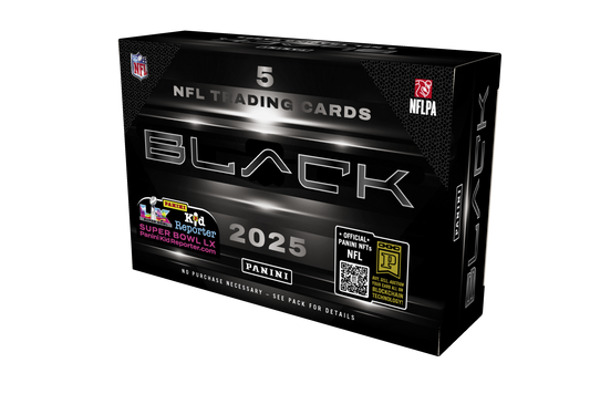 2025 Panini Black NFL Trading Card Hobby Box