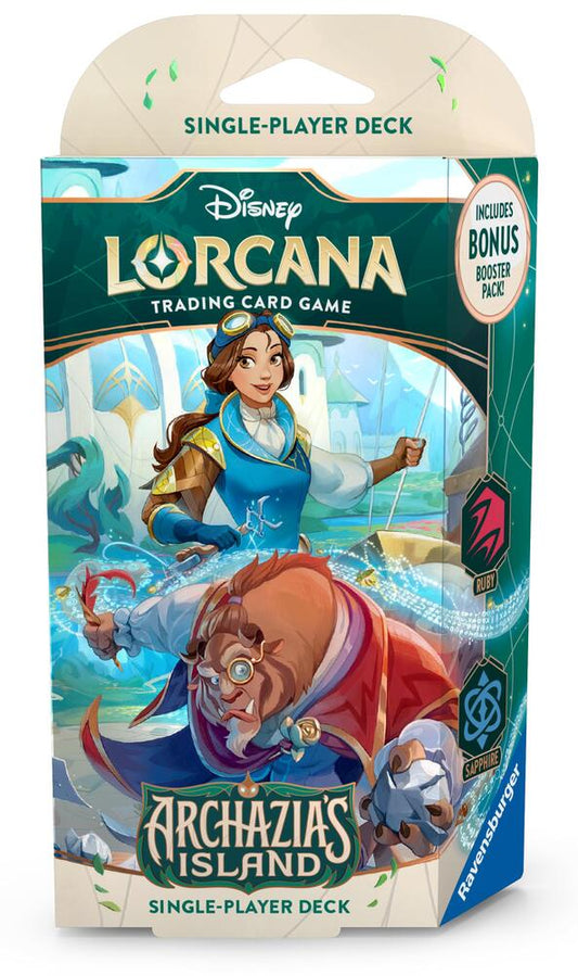 Lorcana Archazia's Island Single Player Deck Ruby/Sapphire