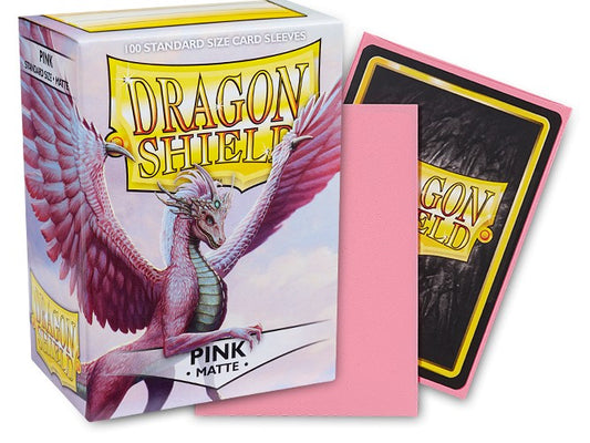 Dragon Shield - Pink - Matte Standard Size Card Sleeves