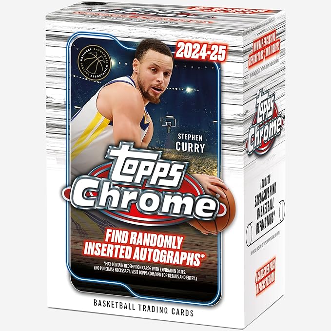 24/25 Topps Chrome NBA Value Box