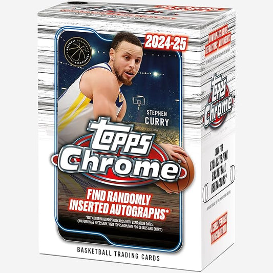 24/25 Topps Chrome NBA Value Box