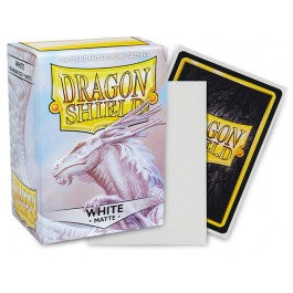 Dragon Shield -  White - Matte Standard Size Card Sleeves