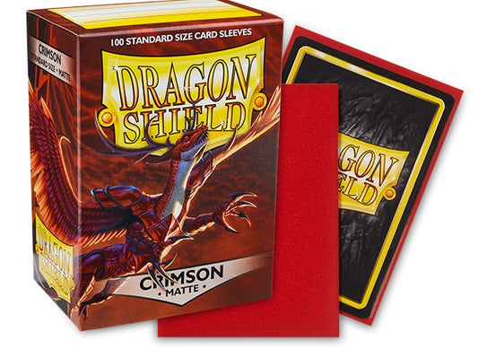 Dragon Shield - Crimson - Matte Standard Size Card Sleeves