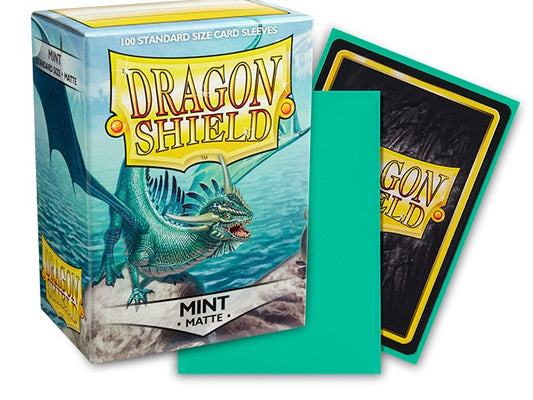 Dragon Shield - Mint - Matte Standard Size Card Sleeves