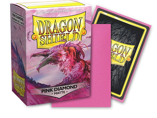 Dragon Shield - Pink Diamond - Matte Standard Size Card Sleeves