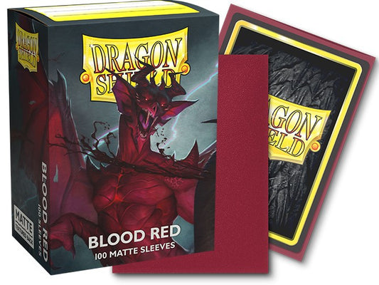 Dragon Shield - Blood Red  - Matte Standard Size Card Sleeves