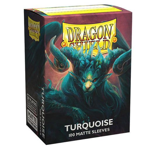 Dragon Shield - Turquoise - Matte Standard Size Card Sleeves