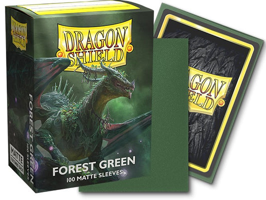 Dragon Shield - Forest Green  - Matte Standard Size Card Sleeves
