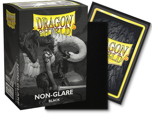 Dragon Shield -  Non-Glare Black - Matte Standard Size Card Sleeves