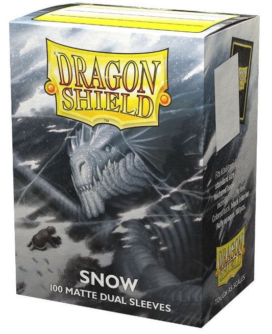 Dragon Shield - Snow - Matte Standard Size Card Sleeves