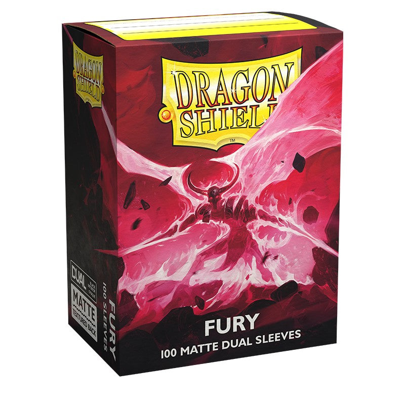 Dragon Shield - Fury Red- Matte Standard Size Card Sleeves