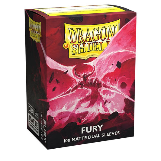 Dragon Shield - Fury Red- Matte Standard Size Card Sleeves