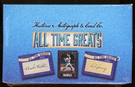 Historic Autograph & Cards Co. All Time Greats Hobby Box