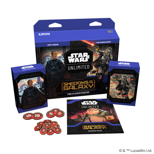 Star Wars Unlimited Shadows Of The Galaxy Two Player Starter Decks