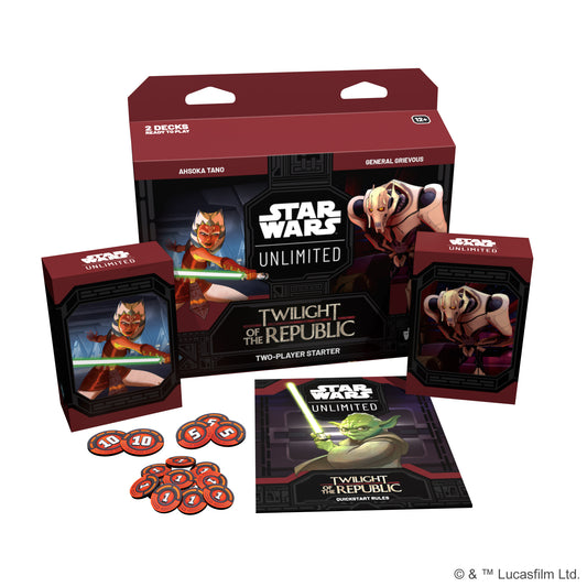 Star Wars Unlimited Twilight Of The Republic Starter Set