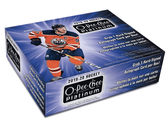 19/20 O-Pee-Chee NHL Upper Deck Platinum Hobby Box