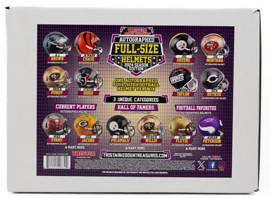 2024 TriStar Hidden Treasures Single Autographed NFL Helmet