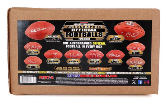 2024 TriStar Hidden Treasures Single Autographed NFL Football