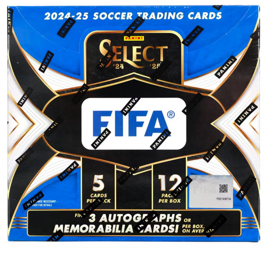 24/25 Panini Select FIFA Soccer Hobby Box