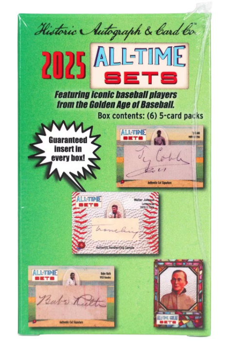 2025 Historic Autographs & Card Co. All Time Sets
