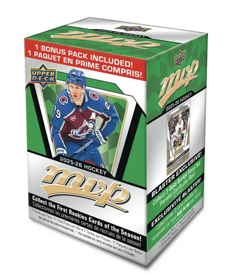Upper Deck 2025-2026 NHL MVP Trading Cards Blaster Box