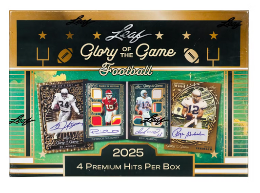 2025 Leaf Glory of the Game Football Hobby Box