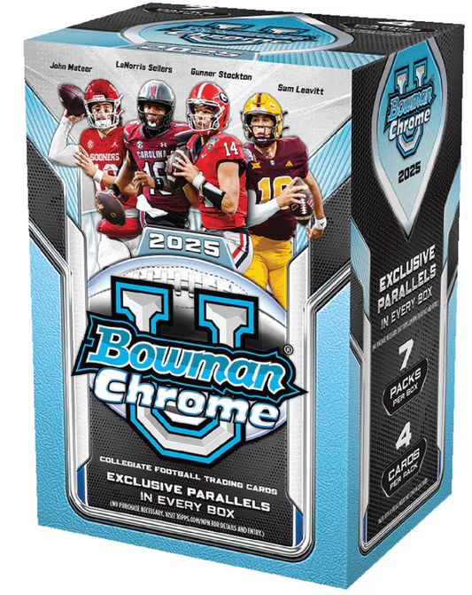 2025 Bowman University Chrome Football Value Box