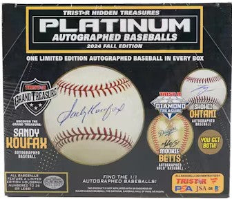 TriStar Hidden Treasures Platinum Single Autographed Baseball