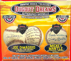 TriStar Hidden Treasures Dugout Dreams Single Autographed Baseball